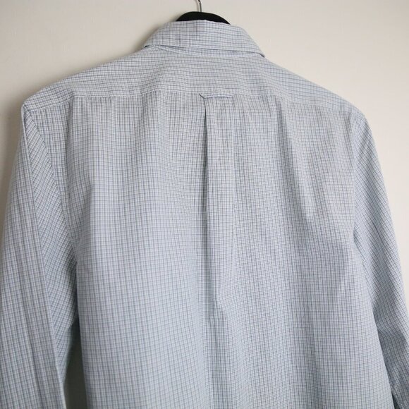 NWT The Men's Bloomingdale's Gingham Button Down Stretch Fabric Size Medium - Picture 6 of 6